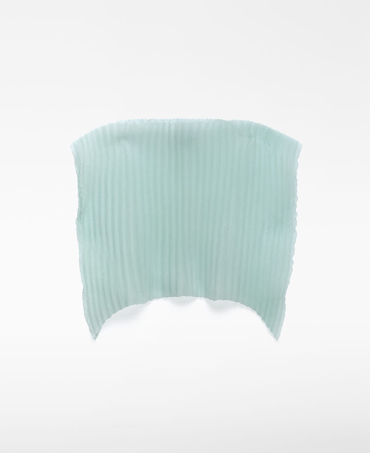 Sheer Pleated Top