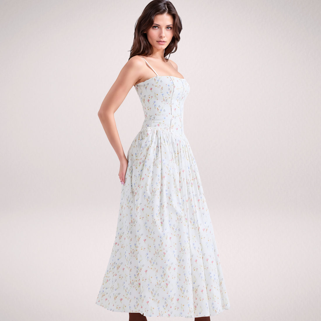 Elara Bloom Maxi Dress