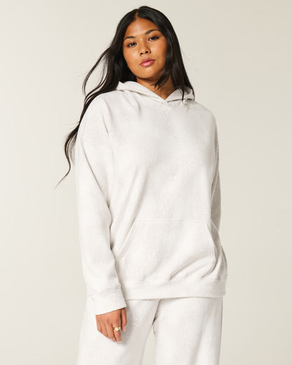 Deer Print Cozy Hoodie