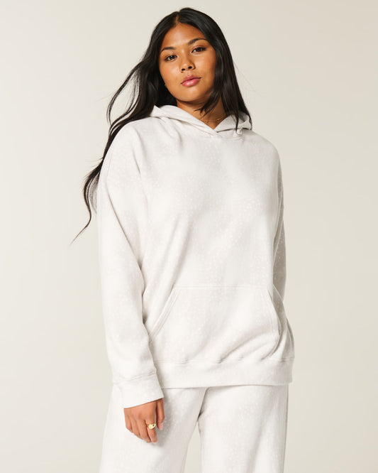 Deer Print Cozy Hoodie